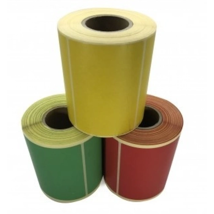 RENKLİ TERMAL BARKOD ETİKETİ 75 X 100 500 ADET