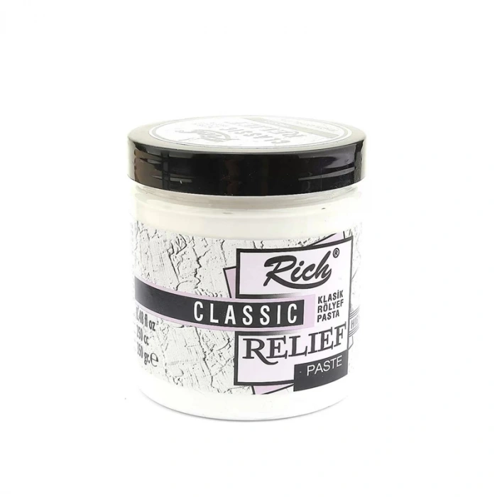 RICH 260-1330 RÖLYEF PASTA 01983 BEYAZ 350 gr