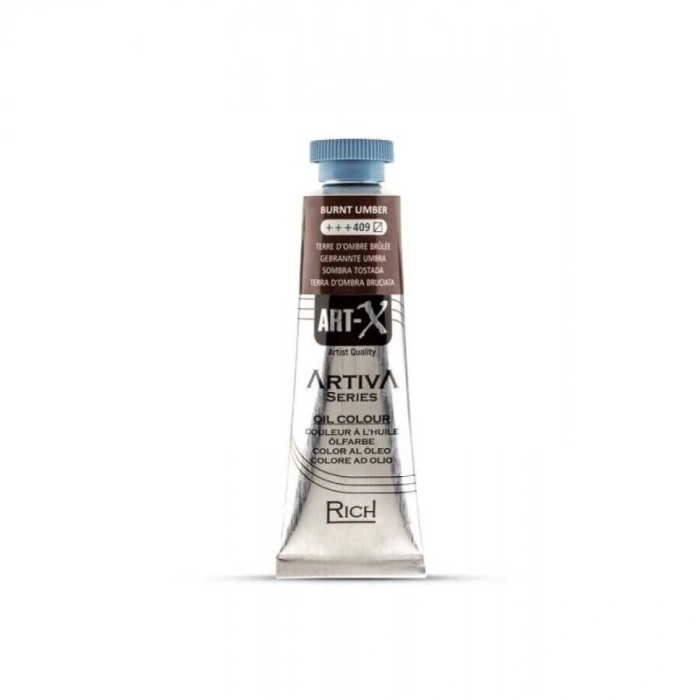 Rich Art-X Artiva Yağlı Boya 37 ml. 409 Burnt Umber
