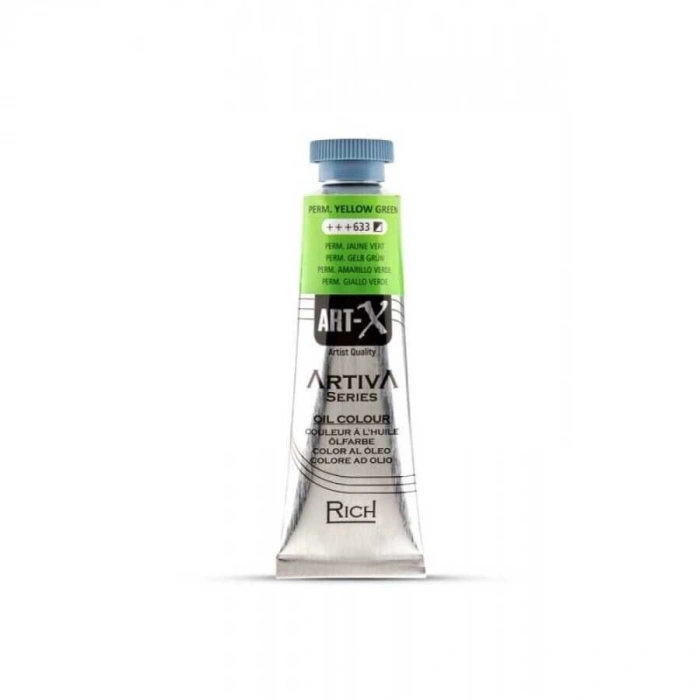 Rich Art-X Artiva Yağlı Boya 37 ml. 633 Permanent Yellow Green