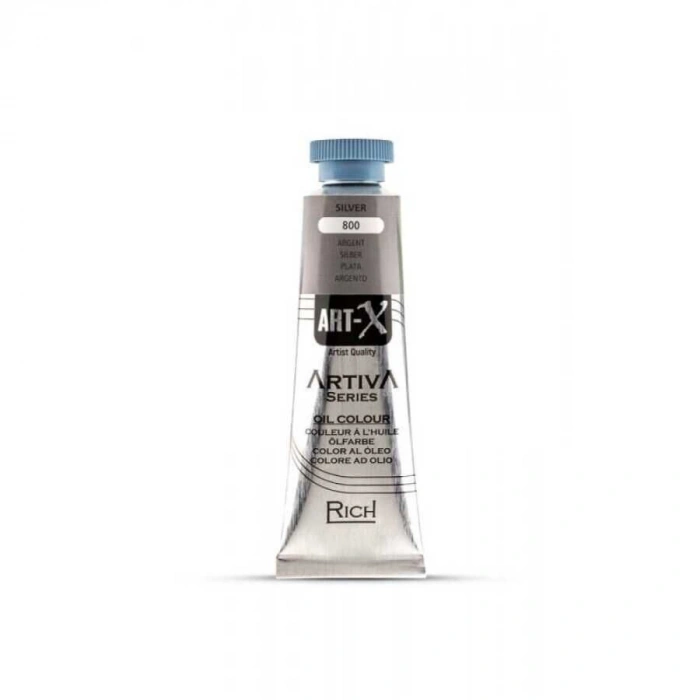 Rich Art-X Artiva Yağlı Boya 37 ml. 800 Silver
