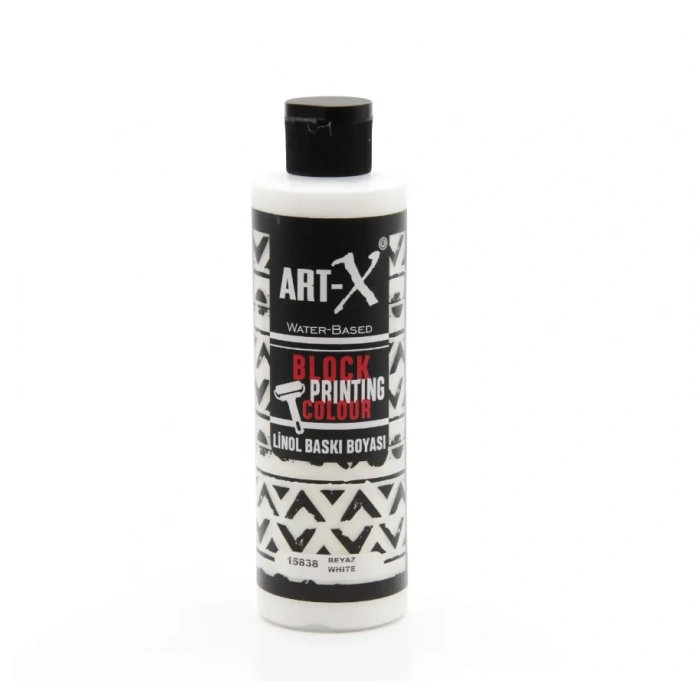 Rich Art-X Su Bazlı Linol Baskı Boyası 240 cc. BEYAZ