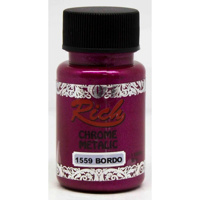 Rich Chrome Metalik Boya 50 cc. 1559 Bordo