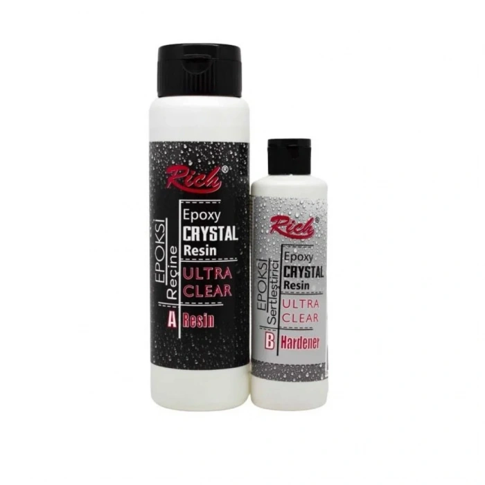 Rich Epoxy Crystal Resin Kristal Reçine 750ml Transparan Şeffaf