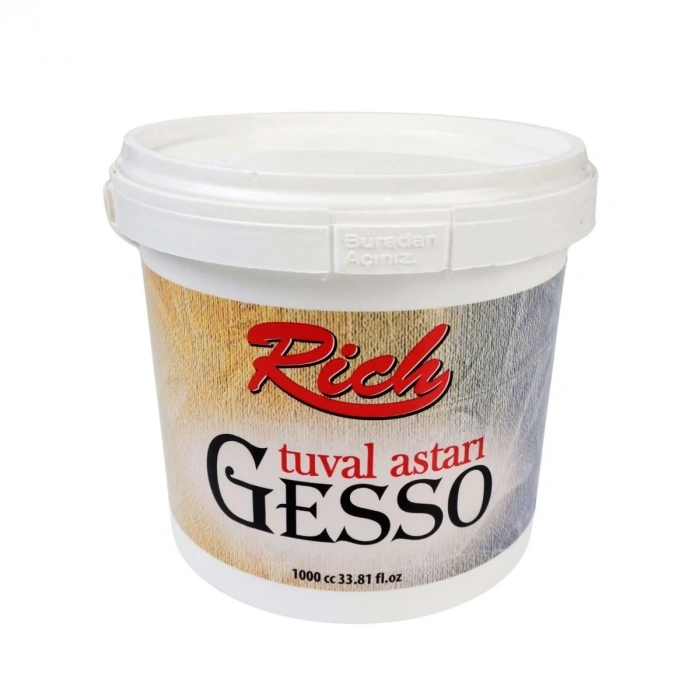 Rich Gesso Tuval Astarı 1000cc(1200gr) Beyaz
