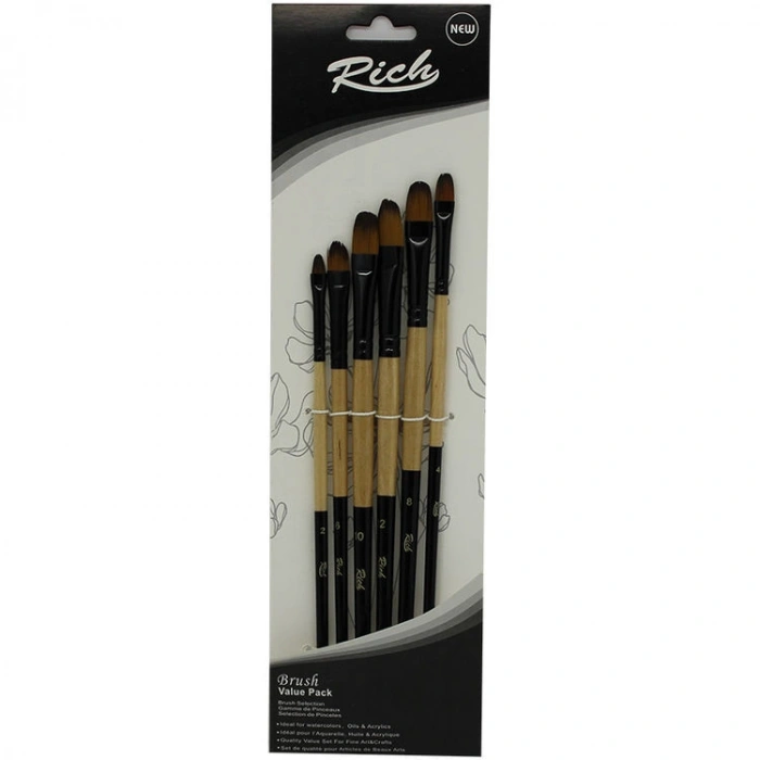 Rich Kedi Dili Fırça Seti 6lı