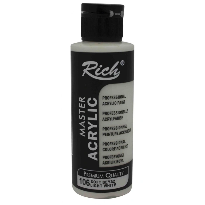 Rich Master Akrilik Boya 120 cc. 106 Soft Beyaz