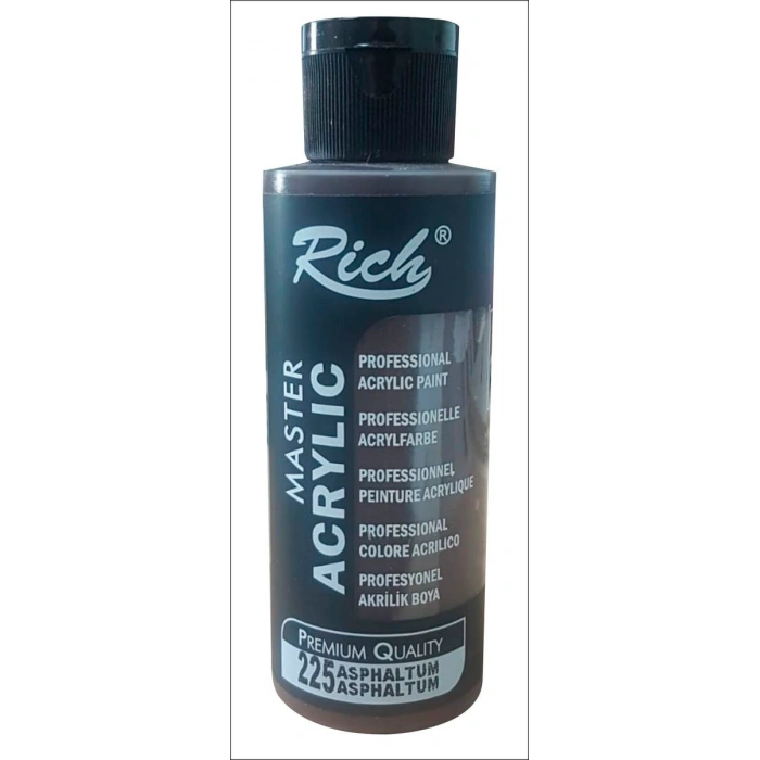 Rich Master Akrilik Boya 120 cc. 225 Asphalthum
