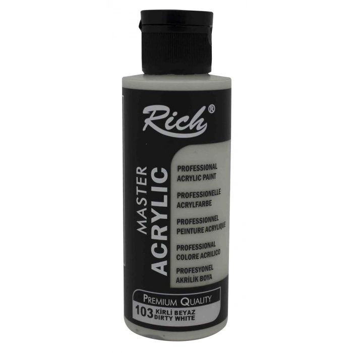 Rich Master Akrilik Boya 120 cc. 103 Kirli Beyaz