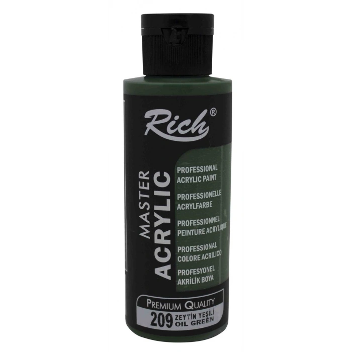 Rich Master Akrilik Boya 120 cc. 209 Zeytin Yeşili