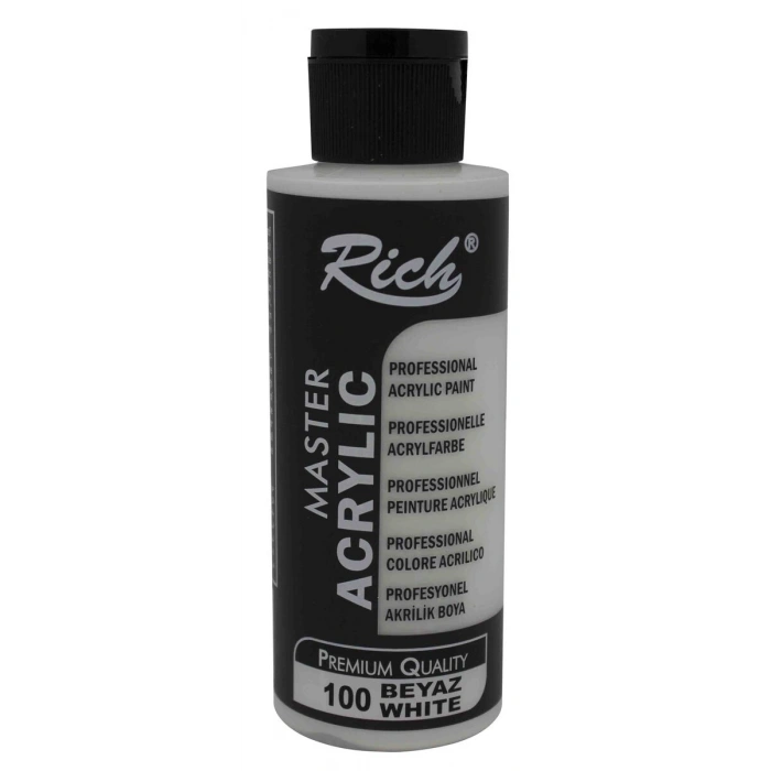 Rich Master Akrilik Boya 120 cc. 100 Beyaz