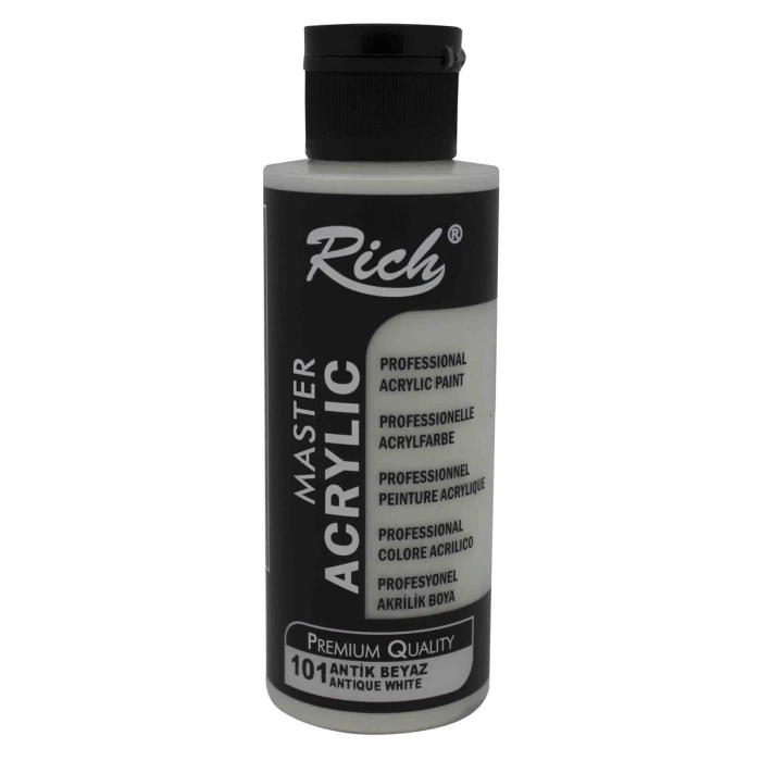 Rich Master Akrilik Boya 120 cc. 101 Antik Beyaz