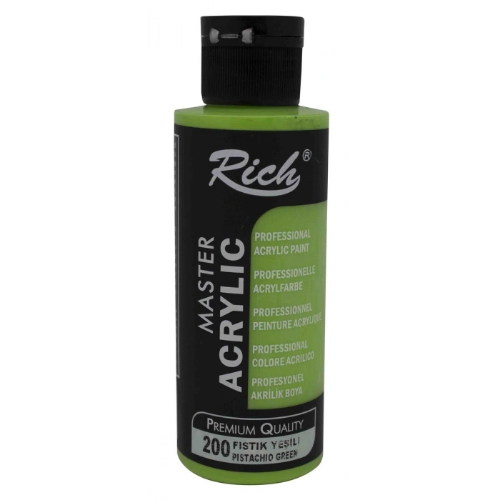 Rich Master Akrilik Boya 120 cc. 200 Fıstık Yeşili