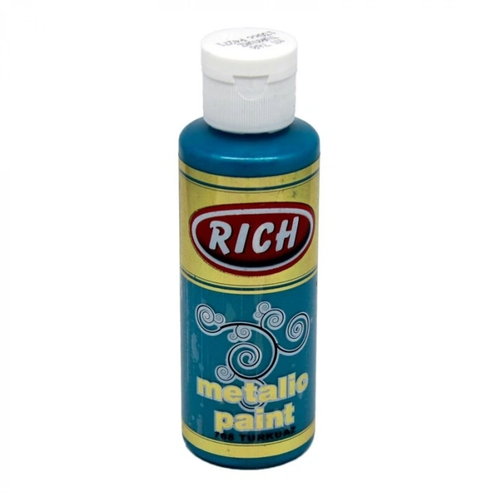 Rich Metalik Akrilik Boya 120 cc. 768 TURKUAZ