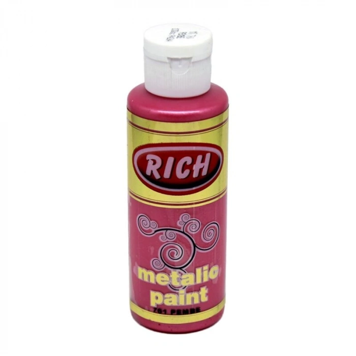 Rich Metalik Akrilik Boya 120 cc. 761 PEMBE