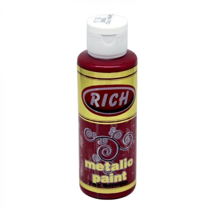 Rich Metalik Akrilik Boya 120 cc. 762 BORDO
