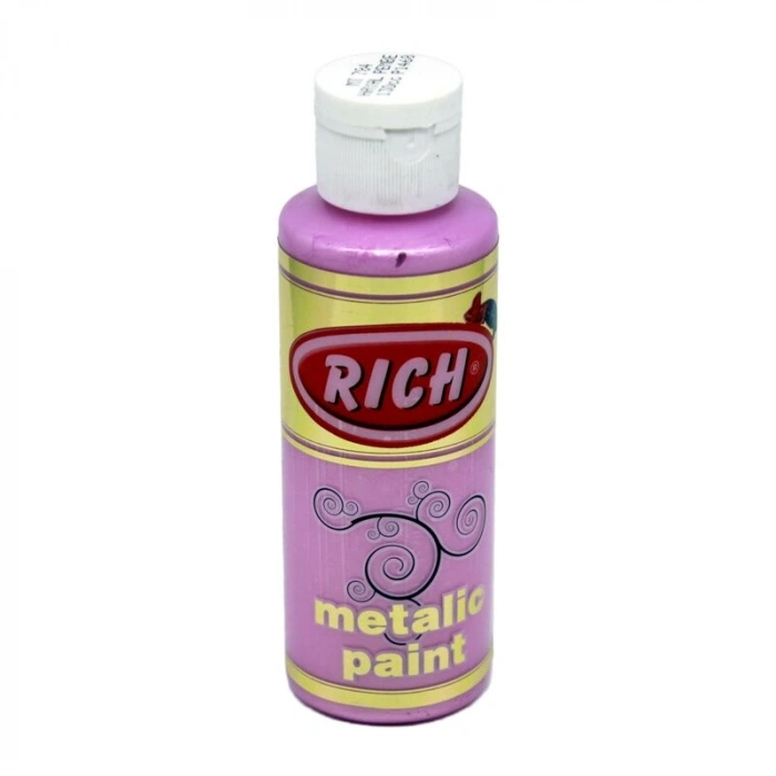 Rich Metalik Akrilik Boya 120 cc. 784 HAYAL PEMBE
