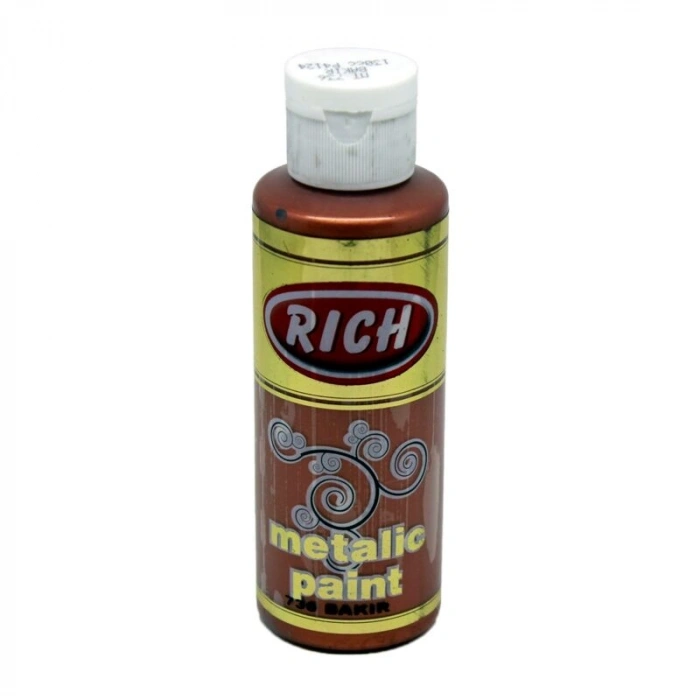 Rich Metalik Akrilik Boya 120 cc. 736 BAKIR