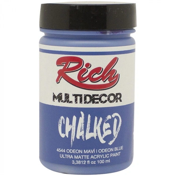 Rich Multi Decor Chalked Akrilik Boya 100 cc. 4544 ODEON MAVİ