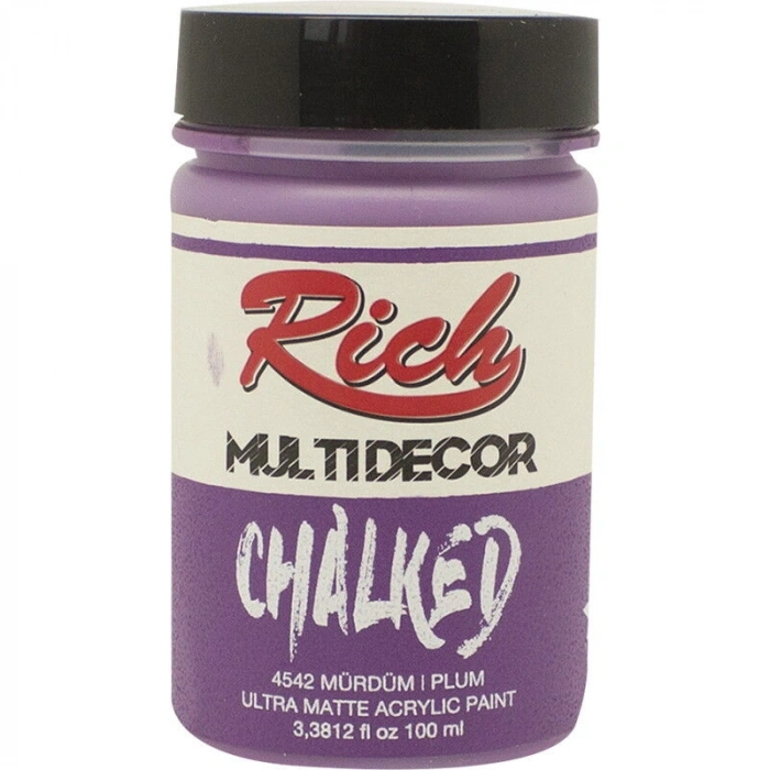 Rich Multi Decor Chalked Akrilik Boya 100 cc. 4542 MÜRDÜM