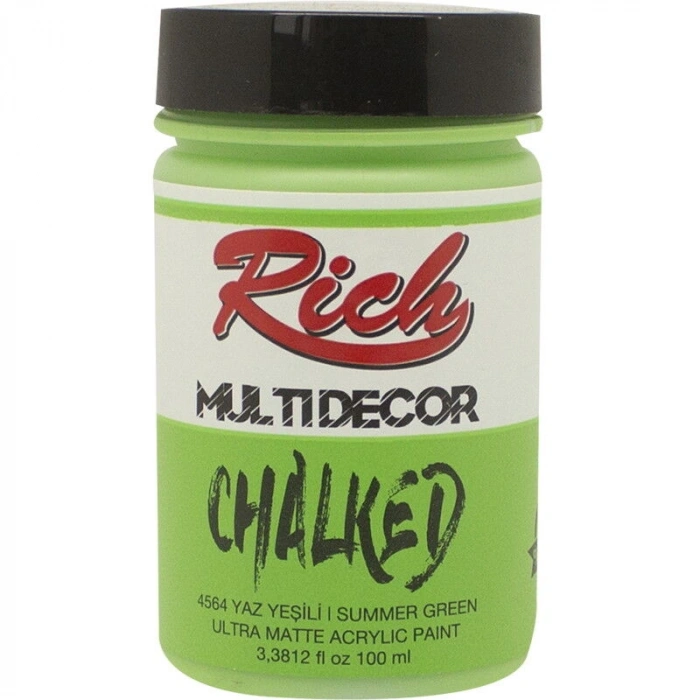 Rich Multi Decor Chalked Akrilik Boya 100 cc. 4564 YAZYEŞİLİ