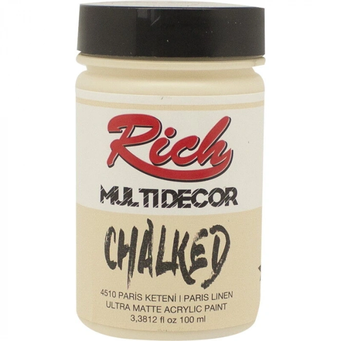 Rich Multi Decor Chalked Akrilik Boya 100 cc. 4510 PARİS KETENİ