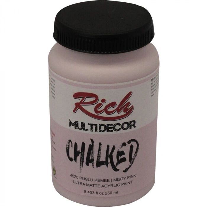 Rich Multi Decor Chalked Akrilik Boya 250 cc. 4520 PUSLU PEMBE