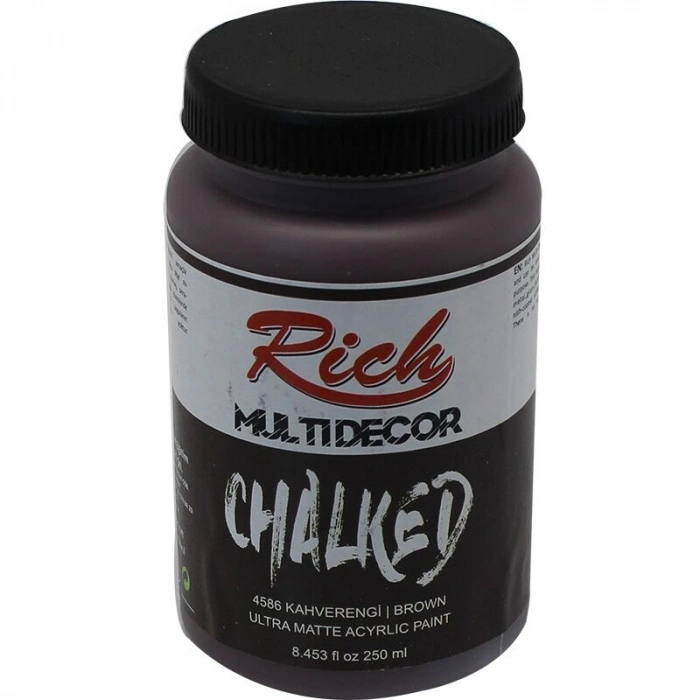Rich Multi Decor Chalked Akrilik Boya 250 cc. 4586 KAHVERENGİ