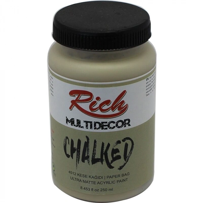 Rich Multi Decor Chalked Akrilik Boya 250 cc. 4512 KESEKAĞIDI