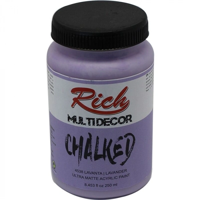 Rich Multi Decor Chalked Akrilik Boya 250 cc. 4538 LAVANTA