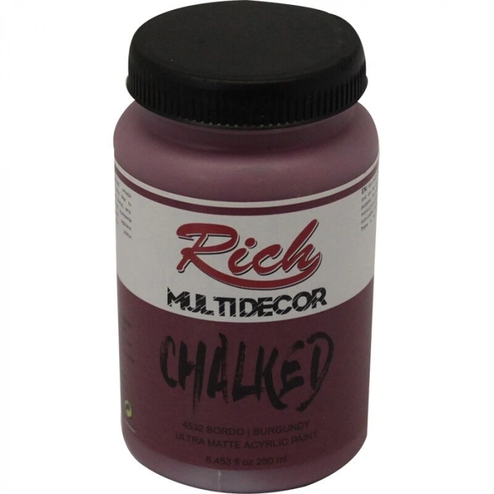 Rich Multi Decor Chalked Akrilik Boya 250 cc. 4532 BORDO