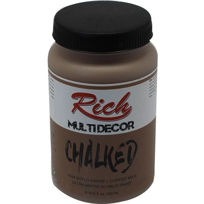 Rich Multi Decor Chalked Akrilik Boya 250 cc. 4584 SÜTLÜ KAHVE