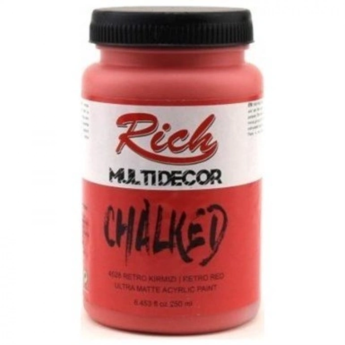 Rich Multi Decor Chalked Boya 250gr 4528 Retro Kırmızı