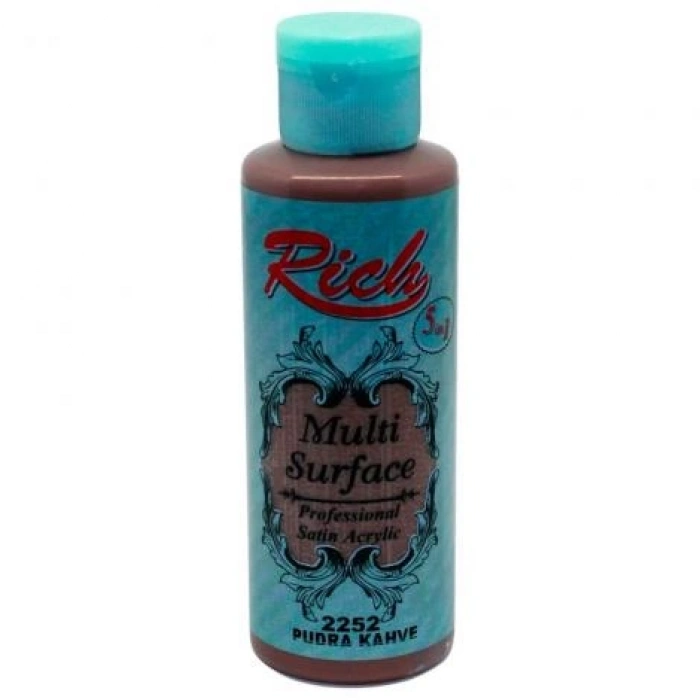 Rich Multi Surface Akrilik Boya 120ml 2252 Pudra Kahve