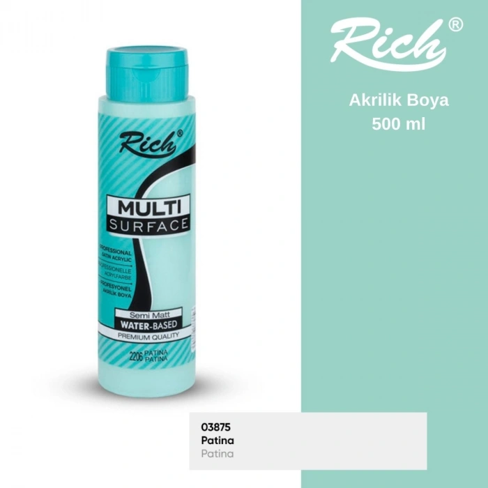 Rich Multi Surface Akrilik Boya 500ml 2206 Patina