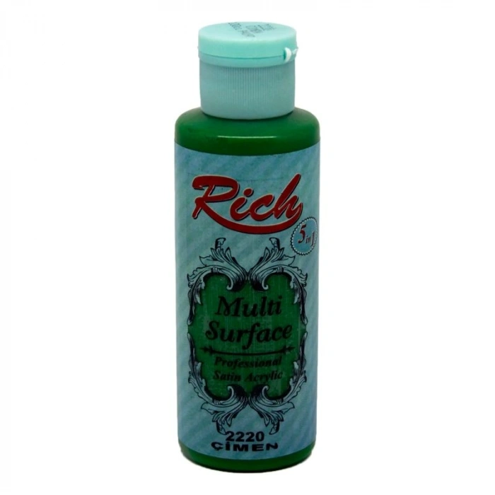 Rich Multi Surface Her Yüzey İçin Akrilik Boya 120 cc. 2220 ÇİMEN