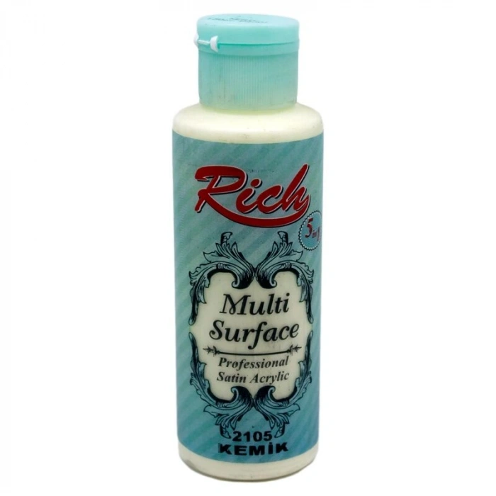 Rich Multi Surface Her Yüzey İçin Akrilik Boya 120 cc. 2105 KEMİK