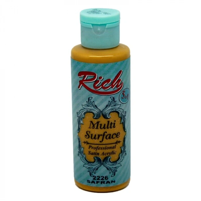 Rich Multi Surface Her Yüzey İçin Akrilik Boya 120 cc. 2226 SAFRAN
