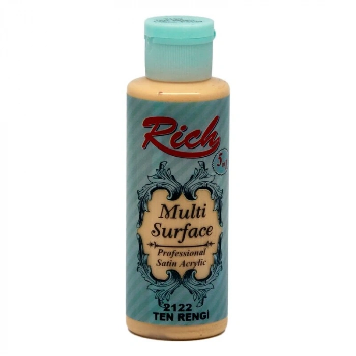 Rich Multi Surface Her Yüzey İçin Akrilik Boya 120 cc. 2122 TEN RENGİ