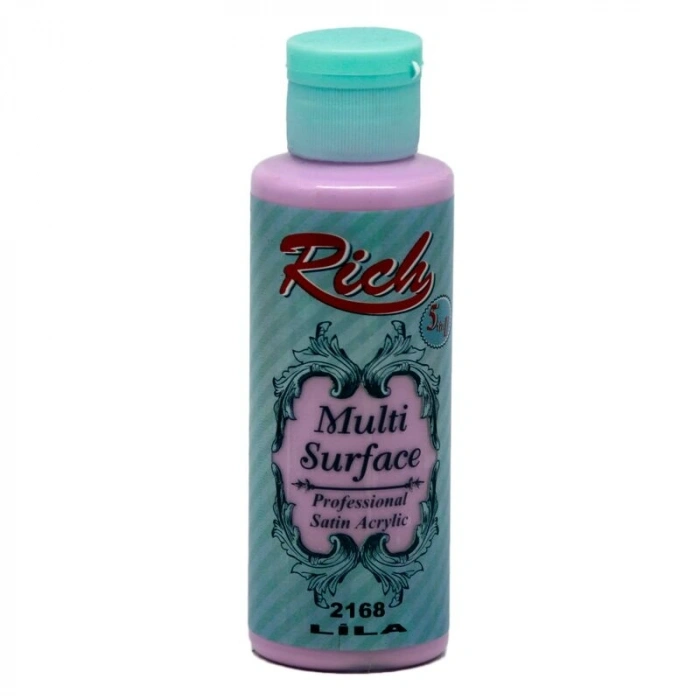 Rich Multi Surface Her Yüzey İçin Akrilik Boya 120 cc. 2168 LİLA