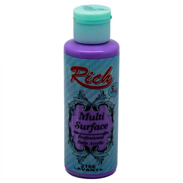 Rich Multi Surface Her Yüzey İçin Akrilik Boya 120 cc. 2166 LAVANTA
