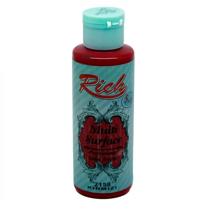 Rich Multi Surface Her Yüzey İçin Akrilik Boya 120 cc. 2158 KIRMIZI