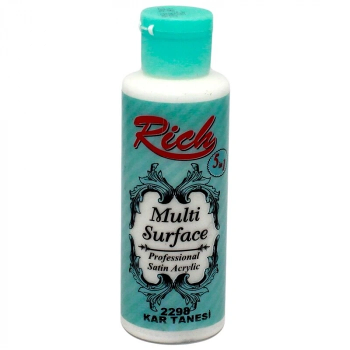 Rich Multi Surface Her Yüzey İçin Akrilik Boya 120 cc. 2298 KAR TANESİ
