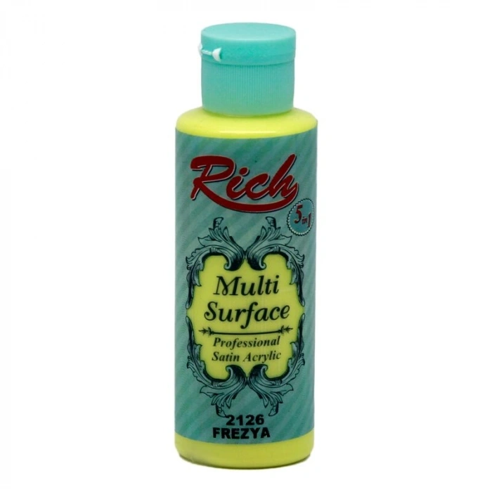Rich Multi Surface Her Yüzey İçin Akrilik Boya 120 cc. 2126 FREZYA