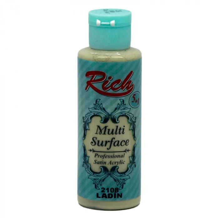 Rich Multi Surface Her Yüzey İçin Akrilik Boya 120 cc. 2108 LADİN