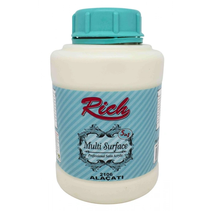 Rich Multi Surface Her Yüzey İçin Akrilik Boya 1750 gr. 2106 ALAÇATI