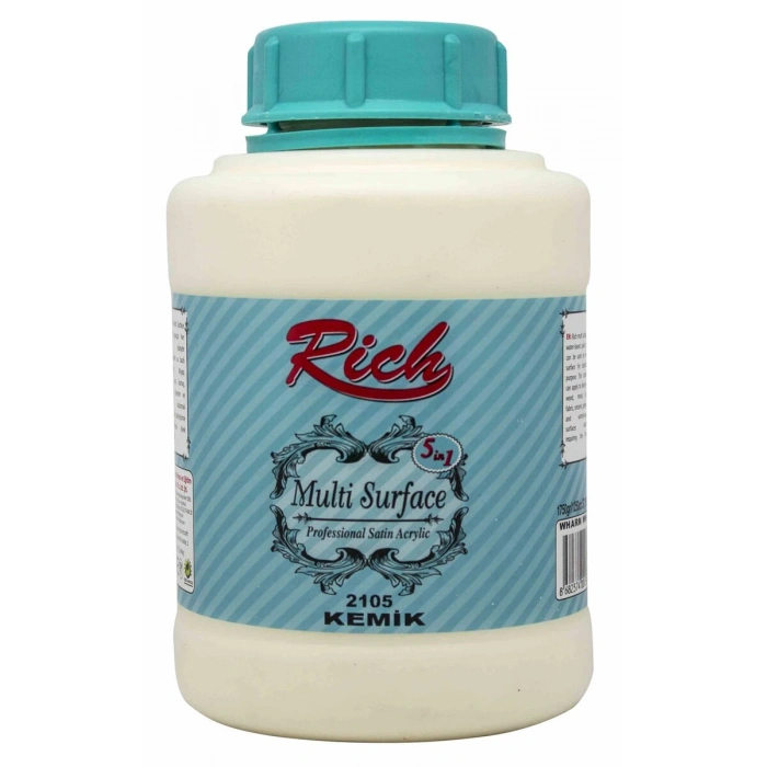 Rich Multi Surface Her Yüzey İçin Akrilik Boya 1750 gr. 2105 KEMİK