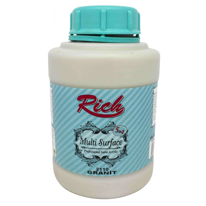 Rich Multi Surface Her Yüzey İçin Akrilik Boya 1750 gr. 2110 GRANİT