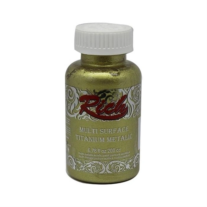 Rich Multi Surface Titanium Metalic 200ml Gold 200 2520