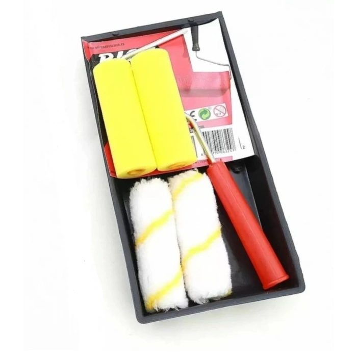 Rich Sünger Rulo Fırça Seti 4 Yedekli